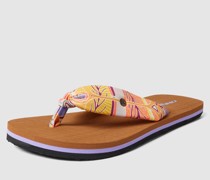 Zehentrenner mit Label-Detail Modell 'DITSY SUN BLOOM™'