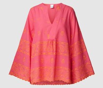 Blusenshirt mit Allover-Muster Modell 'Juno'