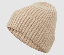 Beanie mit breitem Umschlag Modell 'Mika'