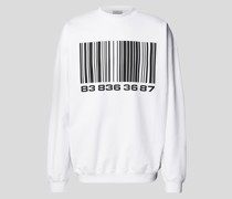Oversized Sweatshirt mit Motiv-Print