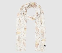 Schal mit Allover-Muster