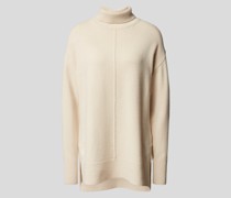 Rollkragenpullover mit Ziernaht