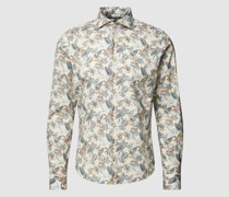 Slim Fit Freizeithemd mit floralem Muster Modell 'Pai-W'