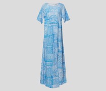 Maxikleid mit Allover-Muster