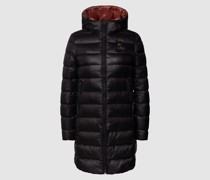 Daunenjacke mit Label-Patch