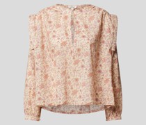 Bluse mit floralem Muster