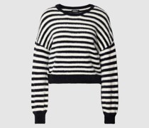 Strickpullover mit Streifenmuster Modell 'PIUMO'