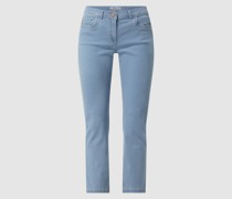 Straight Fit Jeans mit Lyocell-Anteil Modell 'Gina'