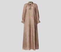 Maxikleid mit Allover-Muster