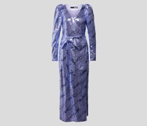Abendkleid in Wickel-Optik