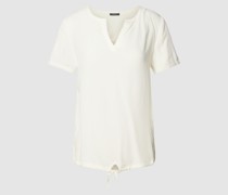 Blusenshirt mit V-Ausschnitt