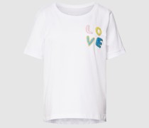 T-Shirt mit Zierbesatz