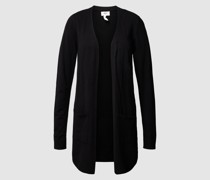 Cardigan mit seitlichen Eingrifftaschen Modell 'Thess'