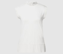 Bluse mit Plisseefalten