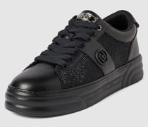 Sneakers mit Label-Details Modell 'CLEO'