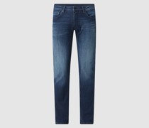 Tapered Fit Jeans mit Stretch-Anteil Modell 'Stanley'