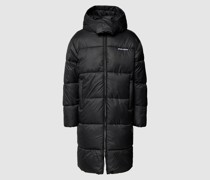 Jacke mit Label-Stitching