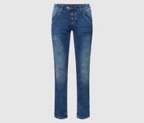 Jeans mit Ziernähten Modell 'MANIE'