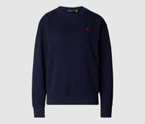 Sweatshirt mit Label-Stitching