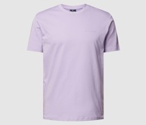 T-Shirt mit Label-Print