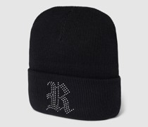 Beanie mit Strasssteinbesatz
