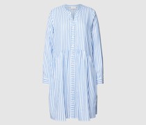 Hemdblusenkleid mit Streifenmuster