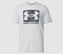 T-Shirt mit Label-Print