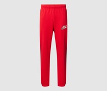 Sweatpants mit Label-Stitching