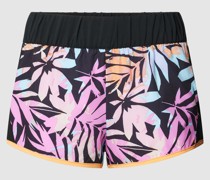 Shorts mit floralem Allover-Muster