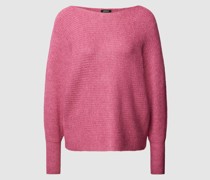 Strickpullover mit Rundhalsausschnitt Modell 'DANIELLA'