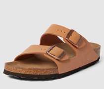 Sandalen mit Label-Details Modell 'Arizona'