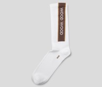 Socken mit Label-Print