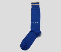 Socken mit Label-Stitching