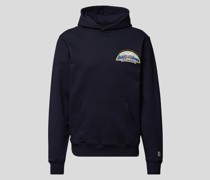 Hoodie mit Label-Prints