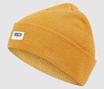 Beanie mit Label-Patch Modell 'Mojo'