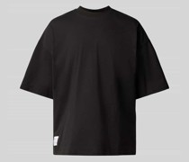 T-Shirt mit Label-Patch Modell 'LOGO'