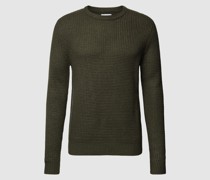 Strickpullover mit Rundhalsausschnitt Modell 'WILLIAM'