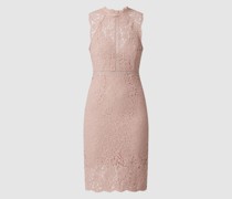 Midikleid aus Spitze Modell 'Panel'