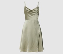 Cocktailkleid mit Wasserfall-Ausschnitt