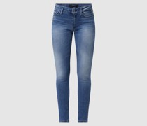 Skinny Fit Jeans mit Stretch-Anteil Modell 'Luzien'