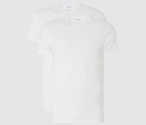 Regular Fit T-Shirt aus Baumwolle im 2er-Pack