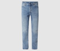 Regular Straight Fit Jeans aus Baumwolle Modell 'Triple A'