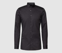 Super Slim Business-Hemd mit Kentkragen