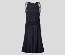 Seidenkleid mit Allover-Muster