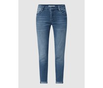 Super Skinny Fit Mid Rise Jeans mit Stretch-Anteil Modell 'Lexy'