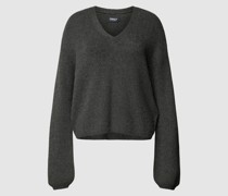 Strickpullover mit U-Boot-Ausschnitt Modell 'KATIA'