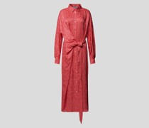 Maxikleid mit Allover-Muster