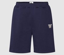 Sweatshorts mit Label-Stitching Modell 'Jax'