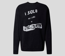 Sweatshirt mit Statement-Print