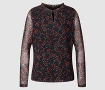 Blusenshirt mit Volantkragen